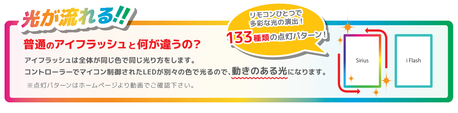 アイフラッシュとアイフラッシュシリウスの違い